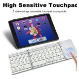 Foldable Bluetooth Keyboard with Touchpad,