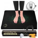 $70 Earth and Moon Grounding Mat for Bed 24x35in -