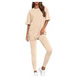 Small Two Piece Lounge Set Women 2026 Spring Casua