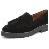 7.5 Franco Sarto Womens Carolynn Tassel Loafer