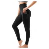 Small High Waisted Leggings with Pockets Women, Fu