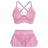 Medium Sexy Lingerie for Women Naughty 3 Piece Bra