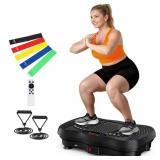 $120 Vibration Plate Exercise Machine, 130 Levels