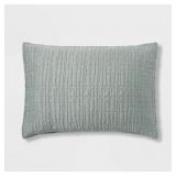 King TENCEL  Quilt Sham Light Teal Green - Thresho