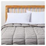 Twin/Twin Extra Long Puffer Box Stitch Comforter L