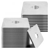 30pcs Galvanized Square Washers Plate 5/8' ID, 3X