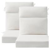 $115 Outdoor Separate High Back Chair Cushion Seat