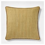 20'x20' Gingham and Velvet Reverse Throw Pillow Ol
