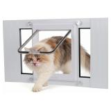 $70 Full-Size Cat Door for Window Weatherproof,Fit