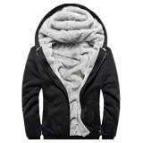 Small Womens Fashion Horn Button Fleece Thicken Co