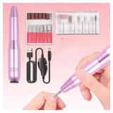 48PCS Electric Nail Drill Care Kit   USB Adjustabl