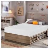 $164 Twin Gel Memory Foam Mattress Medium Firm 8 i