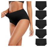Women's Cotton Underwear High Waisted Full
