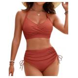 Medium Blooming Jelly Womens High Waisted Bikini S
