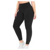 Large Leggings for Women Plus Size-High Waisted L-