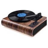 $70 Record Player,Built-in Dual Channel Stereo Spe