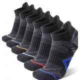 6 Pairs Merino Wool Ankle Hiking Running S