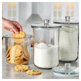Anchor Hocking Goode Sundry Jar Set of 3 Storage C