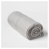 50'x70' 12lbs Weighted Blanket Gray - Room Essenti