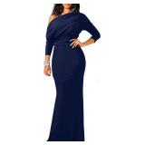 Medium Women's Sexy Elegant Long Sleeve Off Should