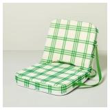 Tri-Stripe Plaid Adjustable Stadium Seat