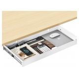 Under Desk Drawer,20.1 inch Carbon Steel Slide-Out