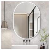 Oval Bathroom Mirror Wall Mounted Vanity M