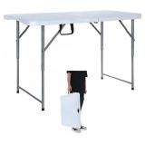 Folding Table 4 Foot Heavy Duty Plastic Utility Ta