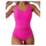 Medium Two Piece Tankini Swimsuits for Women Tummy