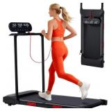 $240 Electric Walking Pad with Handle Bar, 3.5HP C