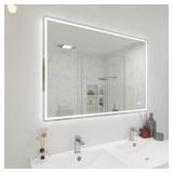 $190 42X30 LED Bathroom Mirror with Lights, Anti-F