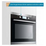 2 Pcs 304 Stainless Steel Sheet Gap Filler, 3' W x