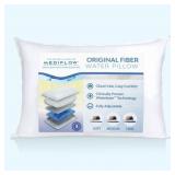 $74 Mediflow Fiber Water Pillow: Adjustable Pillow