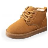 Toddler Boots Size 8 Kids Boys Girls Winter Zipper