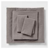 Queen Easy Care Cotton Blend Sateen Sheet Set Heat