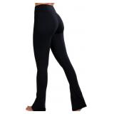 Medium High Waist Mini Flared Leggings for Women,
