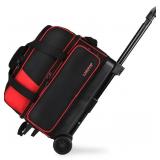 $70 2 Ball Bowling Roller Bag, Wheeled Bag
