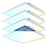 $120 4 Pack 2X2 FT LED Flat Panel Light, Dimmable,