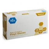 Vinyl Exam Gloves Medium 100pc