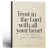 Framed Jesus Believe in the Lord Canvas Wall Art P