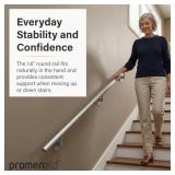 Promenaid - 5ft Silver Flush Handrail Kit & Silver
