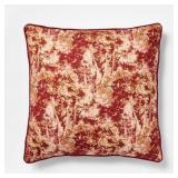 24'x24' Abstract Tree Printed Throw Pillow with Gu