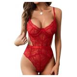 Women Sexy Lingerie Bodysuit Lace Teddy Sn