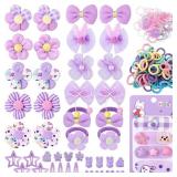 400 Pcs Baby Girls Hair Accessories Set,Baby Girls