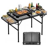 Folding Grill Table 30.3' Height Adjustable, Outdo
