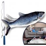 Ontel Flippity Fish Interactive Cat Toy with Catni