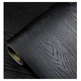 Black Wallpaper - Wood Peel and Stick Wallpaper