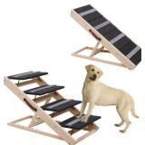 $86 Upgrade 2-in-1 Pet Ramp Dog Stair,Folding Pet