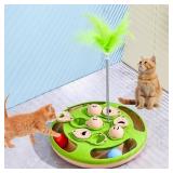 Cat Puzzle Toys Games Level 3 in 1 with Track Ball