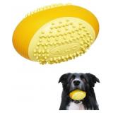 Olive Squeaky Dog Chew Ball for Aggressive Chewers